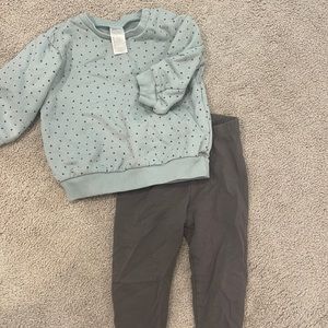H&M outfit set 9-12 months